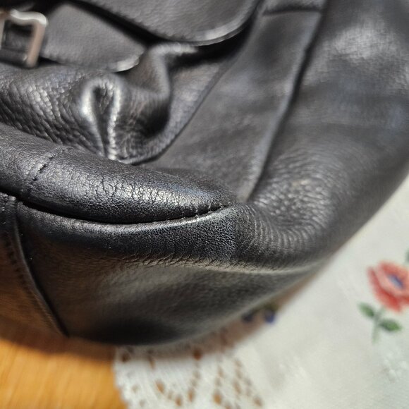 RADLEY London NWOT Rare Retro Black Pebbled Leather bag - Picture 12 of 16